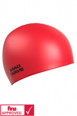 Силиконовая шапочка Mad Wave Intensive Silicone Solid M0535 01 0 05W