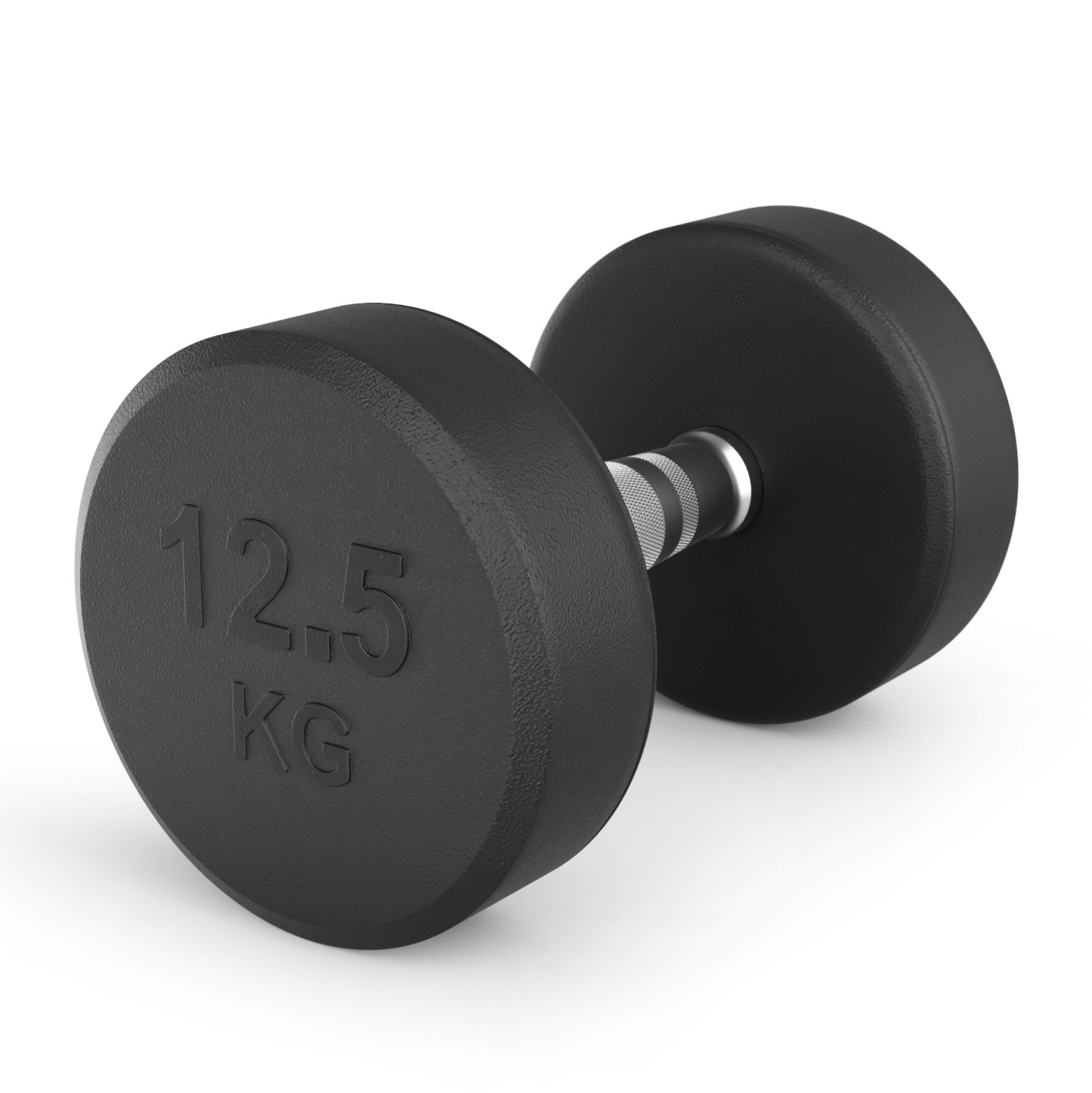 Гантель круглая обрезиненная 12,5 кг UnixFit PRO DBRND12_5PBKx2 2 шт