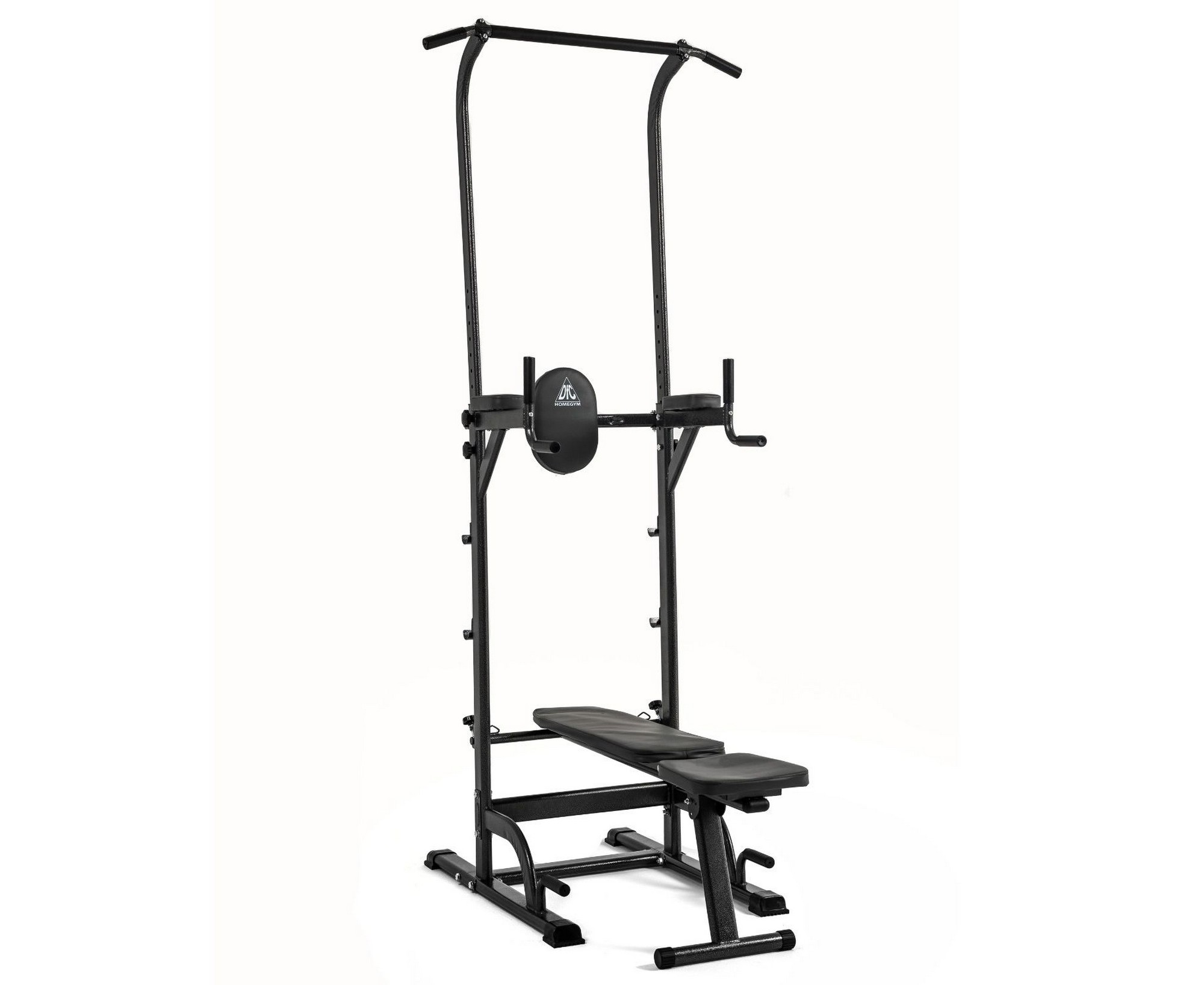 Турник-брусья со скамьей DFC Power Tower G004 | Premium Fitness