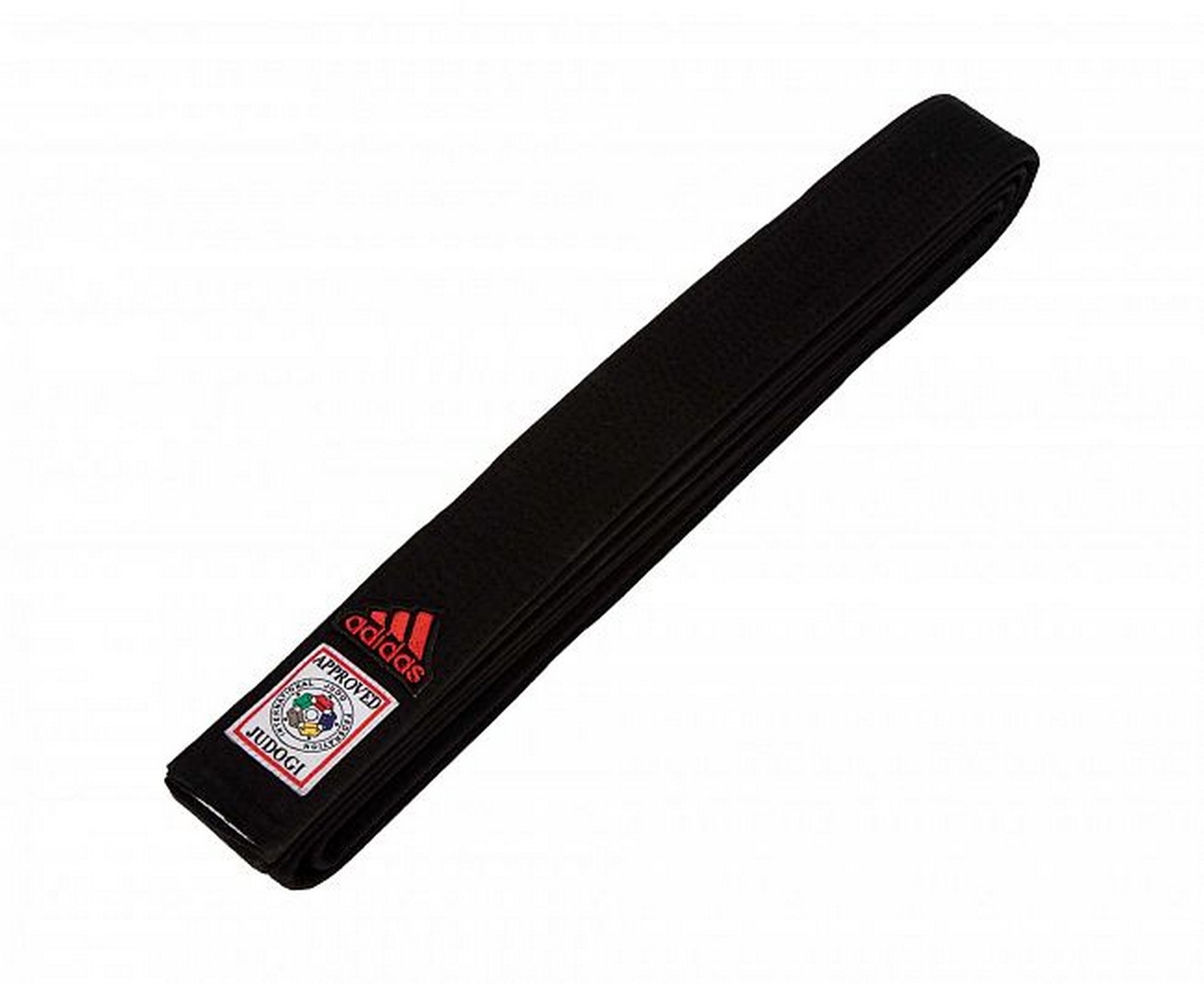 Пояс для дзюдо Adidas Elite IJF Premium adiB242J черно-красный