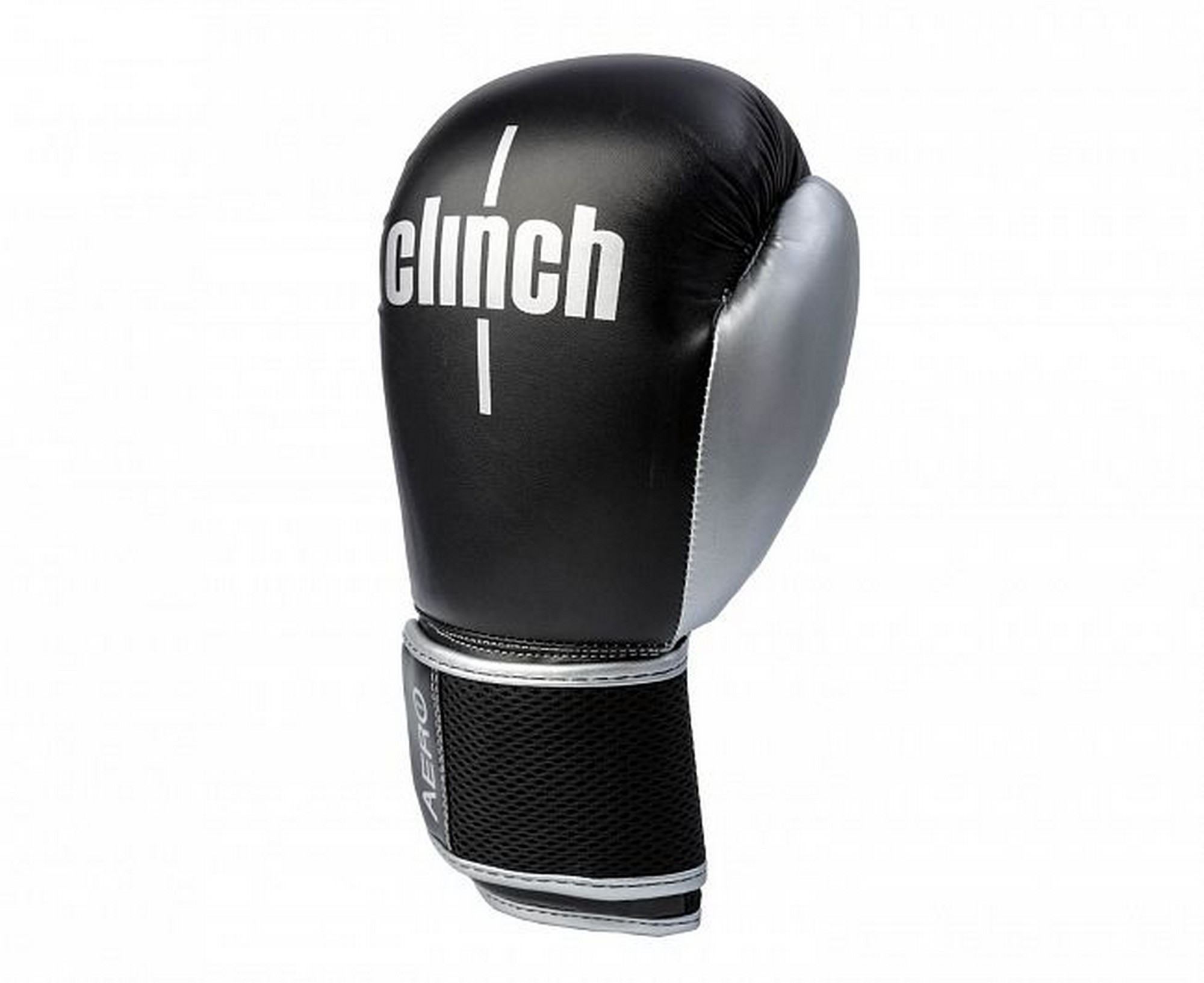 Перчатки боксерские Clinch Aero 2.0 C136 черно-серебристый