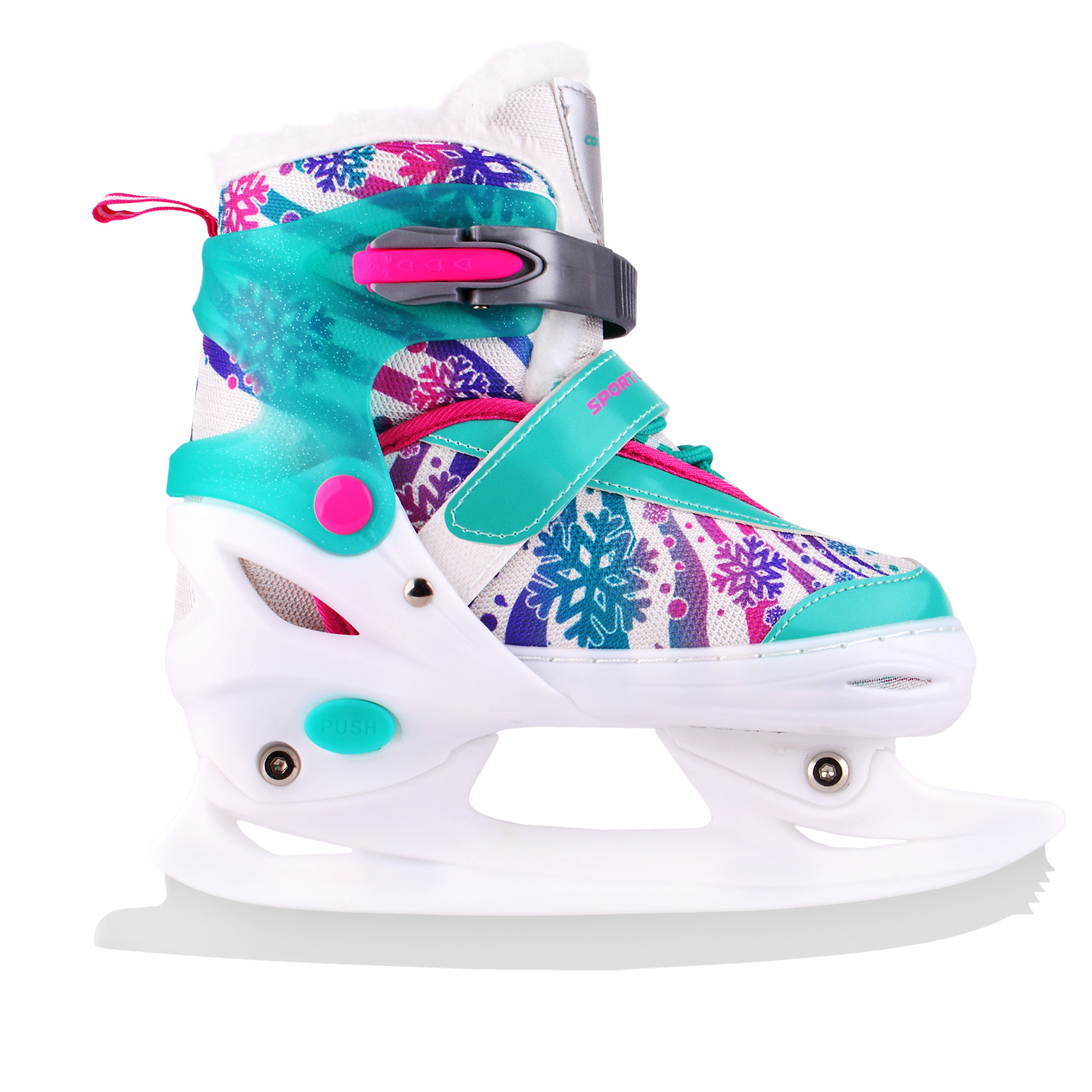 Раздвижные коньки (с мехом) Sport Collection CK-SK1105 mint
