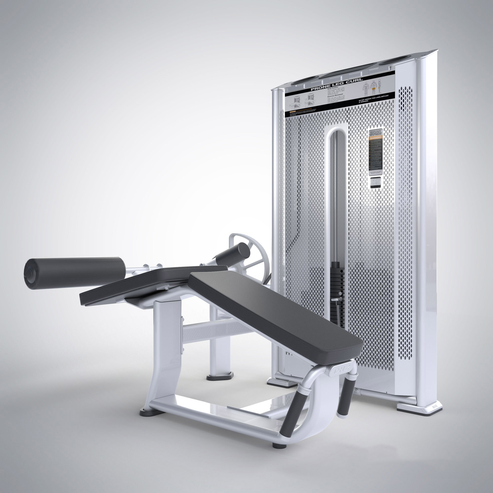 DHZ E7001A Сгибание ног лежа (Prone Leg Cur) | Premium Fitness