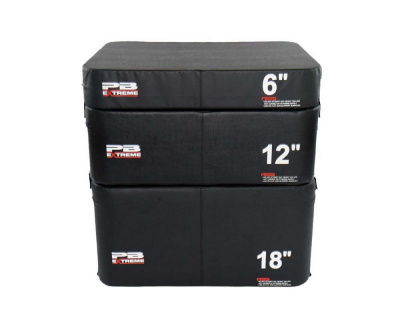 Набор плиобоксов Perform Better Extreme Foam Plyobox Set 3 3401 15 см, 31 см, 46 см, черный