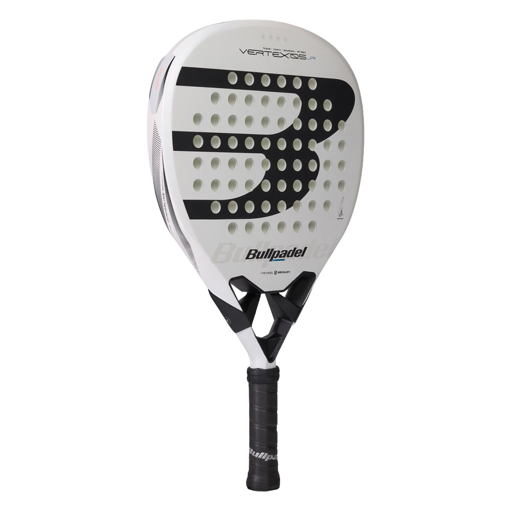 Ракетка для падела, для юниоров, стекловолокно Bullpadel Vertex Jr Boy 26 494420 бело-черный