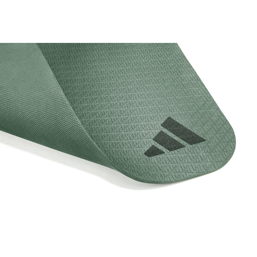 Коврик (мат) для йоги 183x61x0.6 Adidas ADYG-10002LI, цвет зеленый