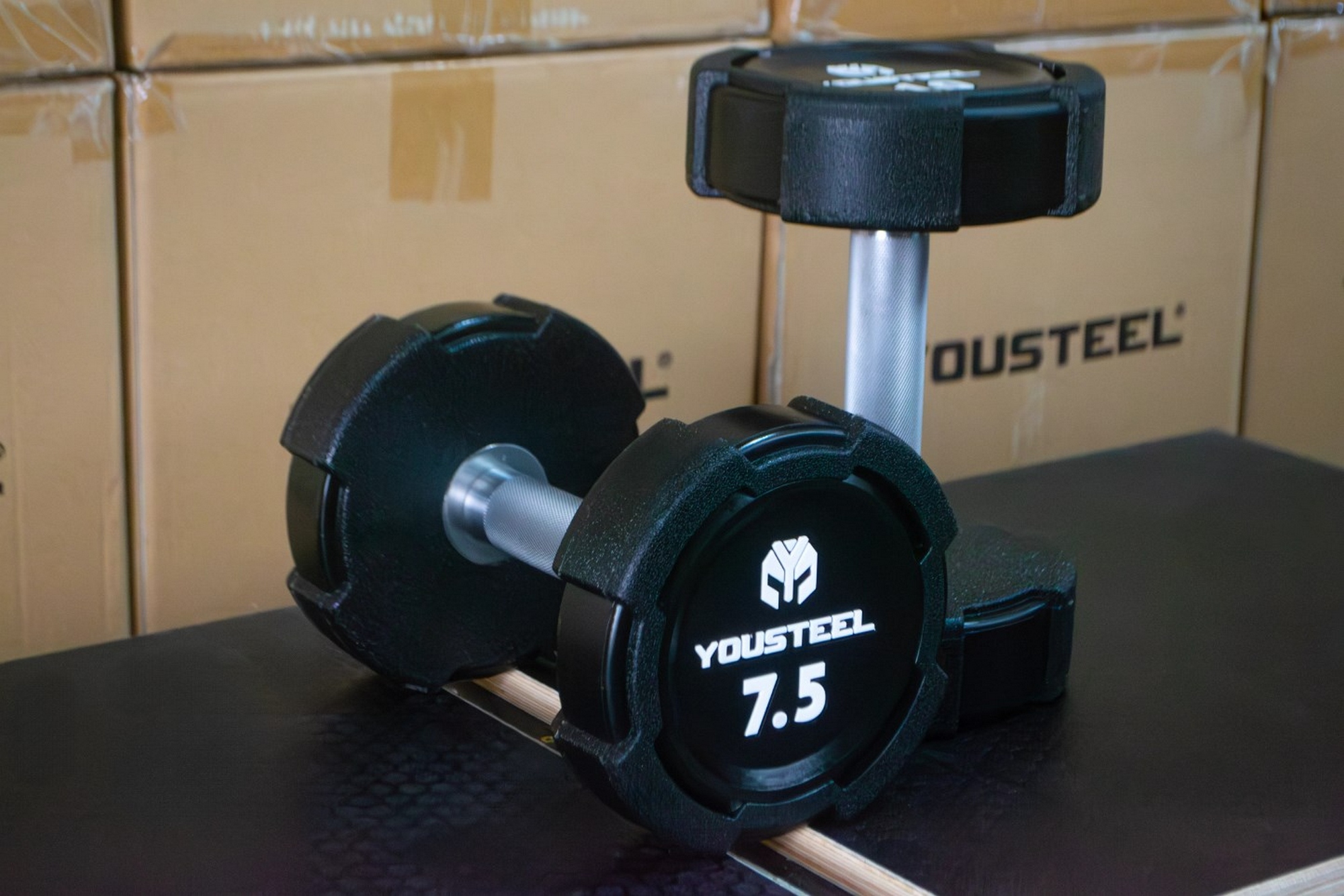 Гантель EVO 7,5кг полиуретановая YouSteel