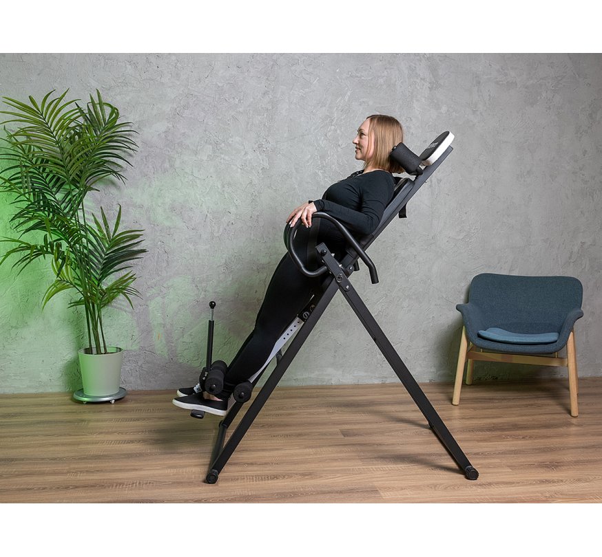 Инверсионный стол EVO Fitness Kinetic Black