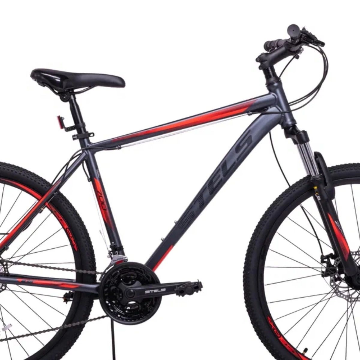 Велосипед 27.5" Stels Navigator 700 MD Z010 (рама 19) X0000001151 Серый\красный 2025 (М)