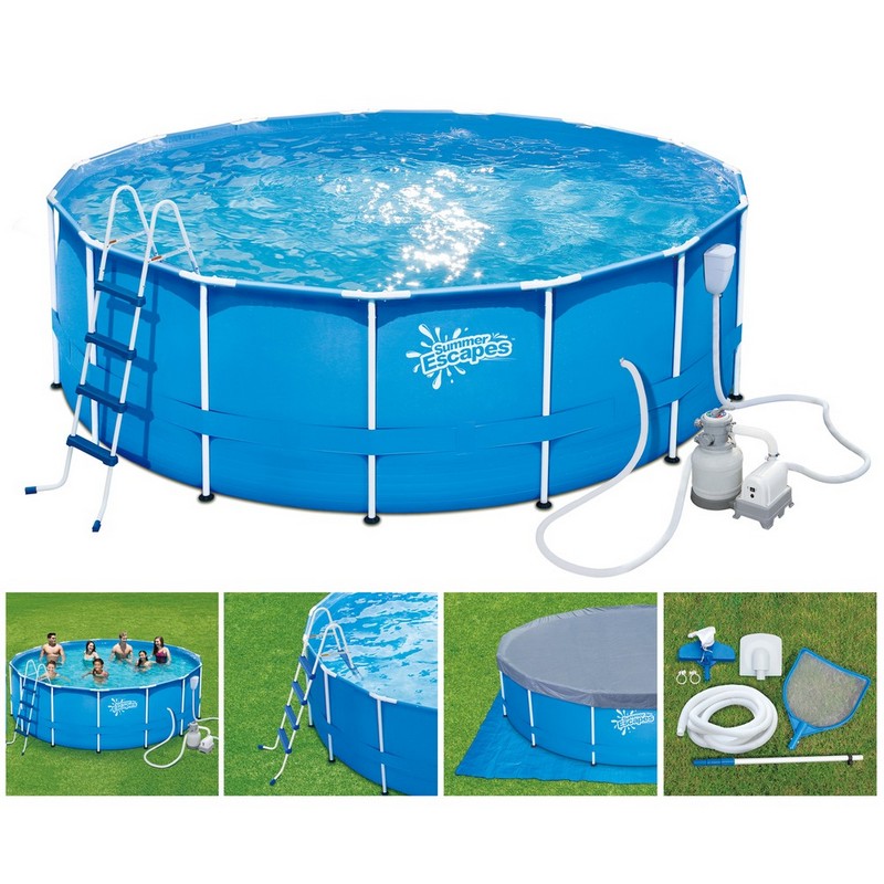 Бассейн на опорах 457х132 см SummerEscapes Р20-1552-S