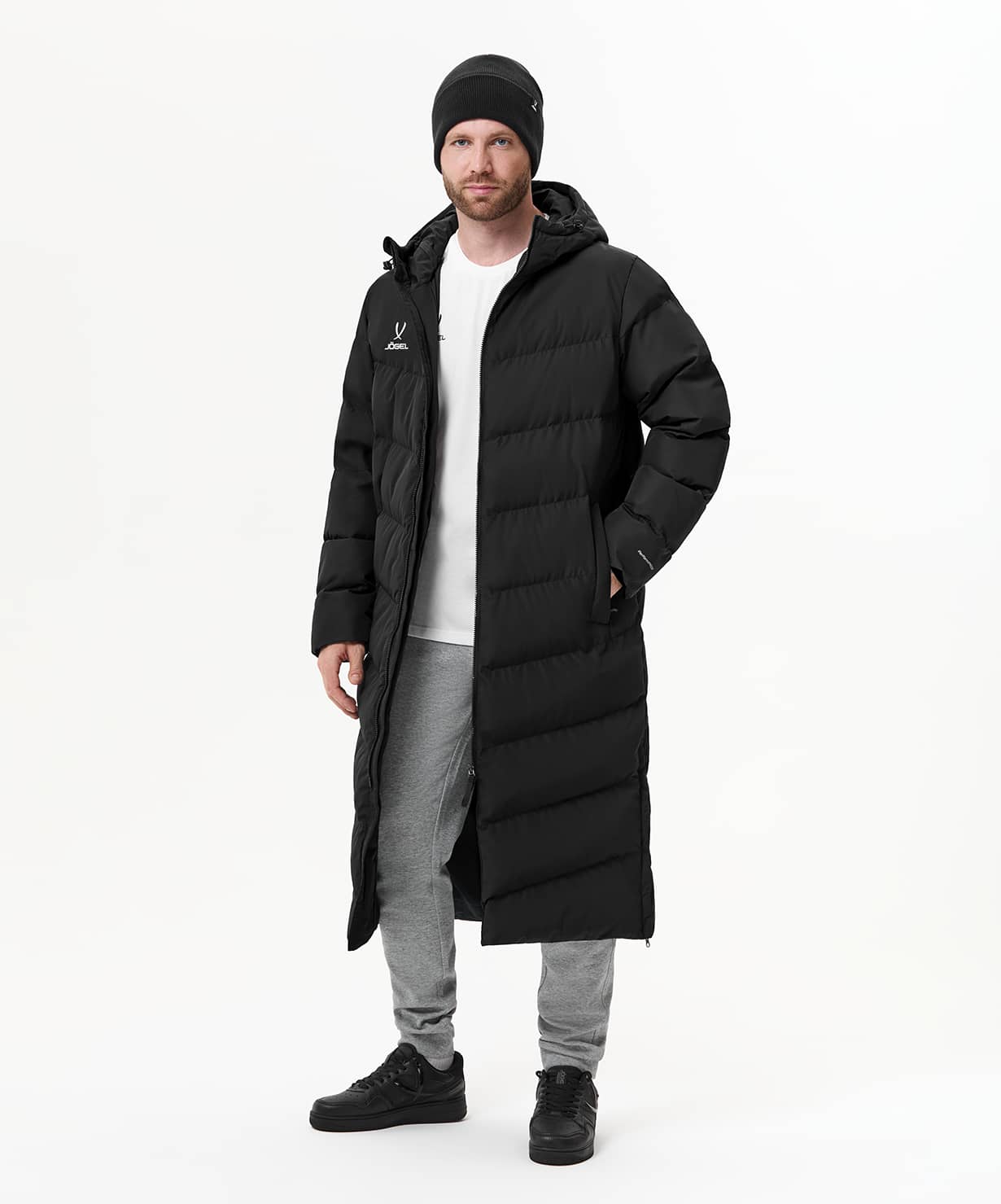 Пальто утепленное Jogel ESSENTIAL PerFormPROOF Padded Coat, черный