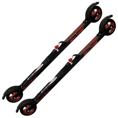 Лыжероллеры с креплениями Ski Time Коньковые (720/N3/100х24) 22376+L4049920001 черный