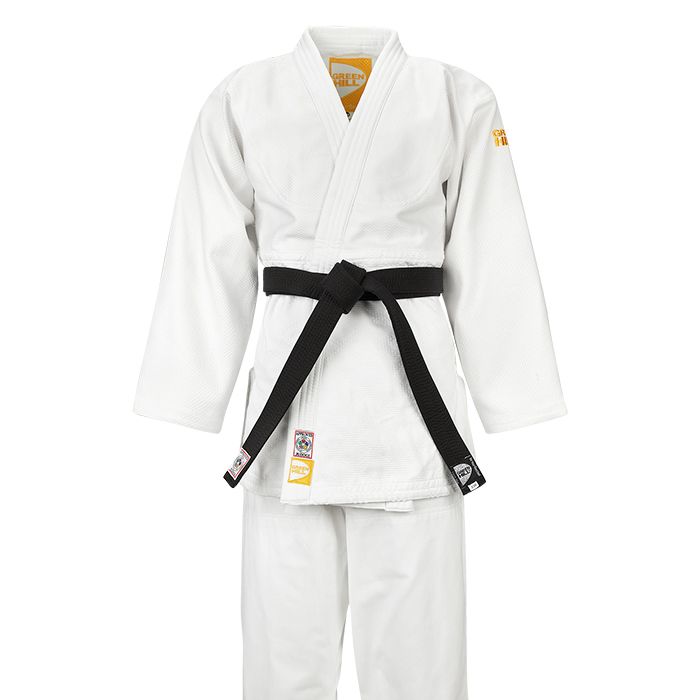 Кимоно дзюдо Green Hill Professional gold IJF approved JSPT-10361, белое