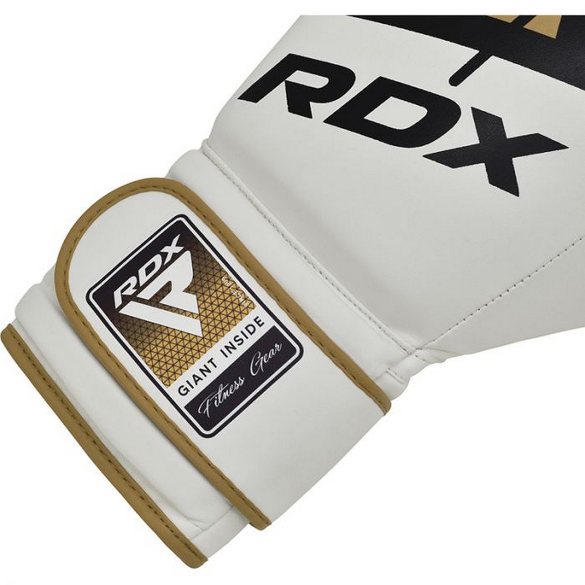 Перчатки тренировочные RDX BGR-F7GL-8oz белый\золотой