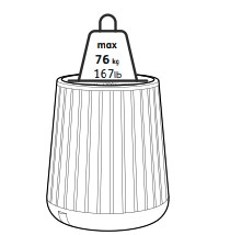 Кашпо-Грядка коричневое DECO CONIC PLANTER