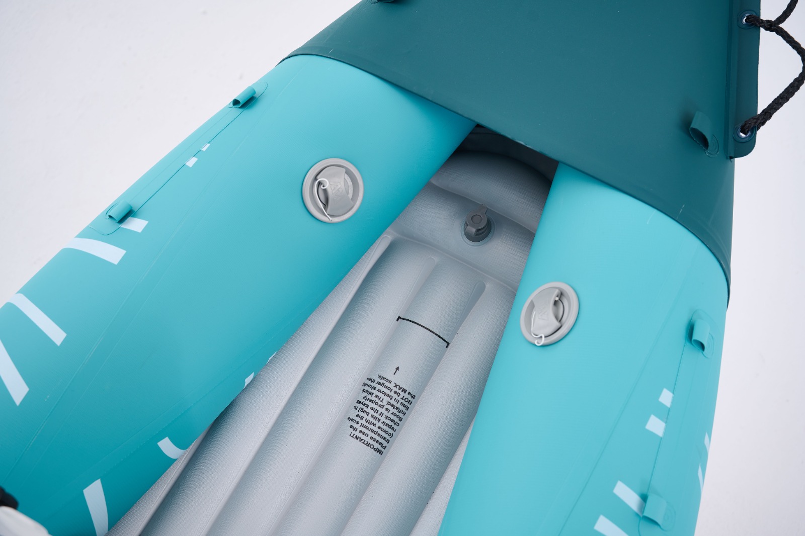 Надувная байдарка Kayak Glider-412 412x83х42см, весла, сиденья, киль, до 180кг Aqua Marina Glider-412 PA-25GD02