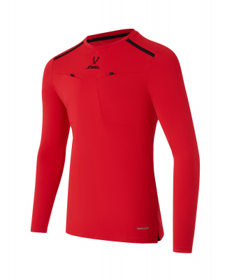 Футболка судейская с длинным рукавом Jogel DIVISION PerFormDRY Referee LS Tee, красный