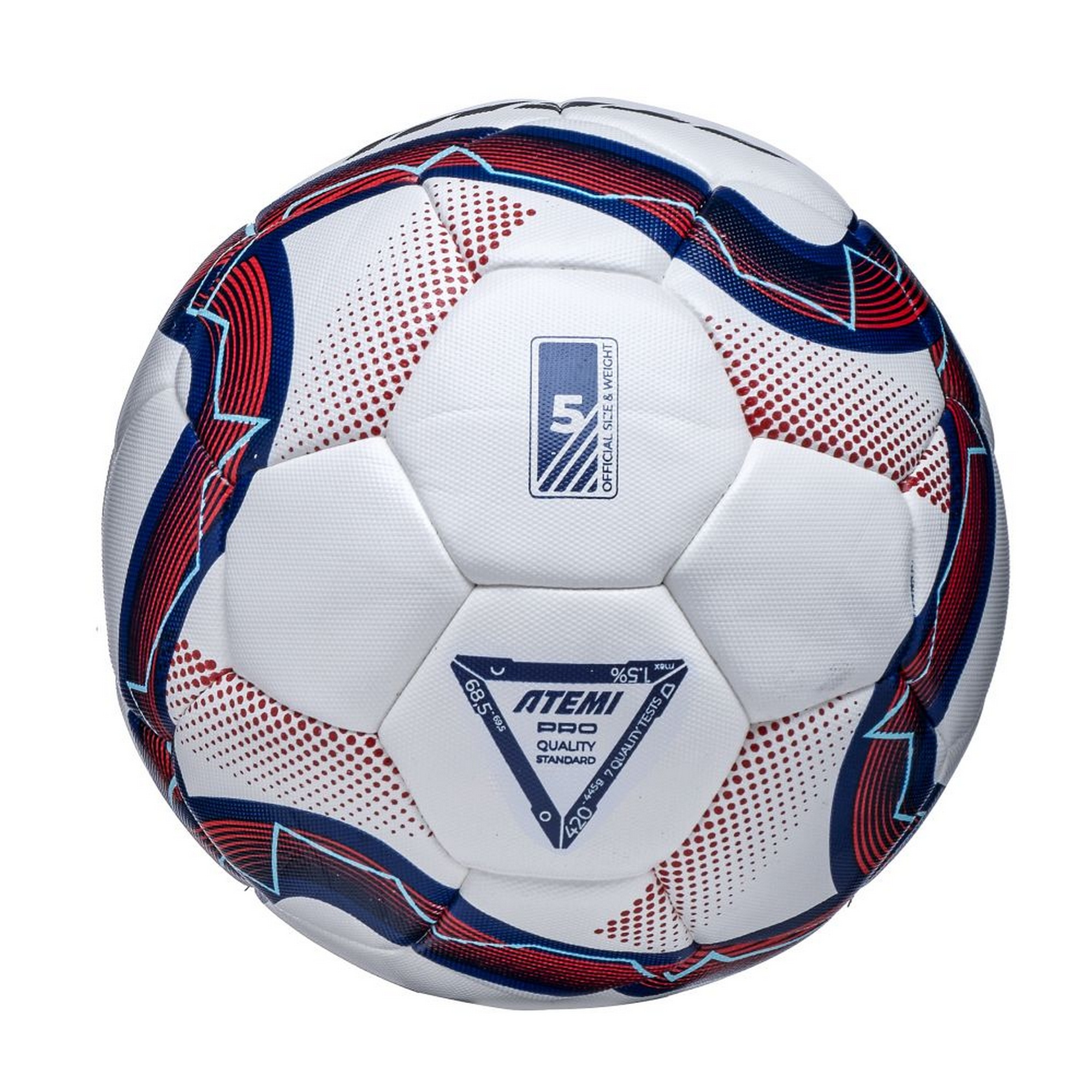Мяч футбольный Atemi Attack Match Hybrid stitching ASBL-009T-5 р.5