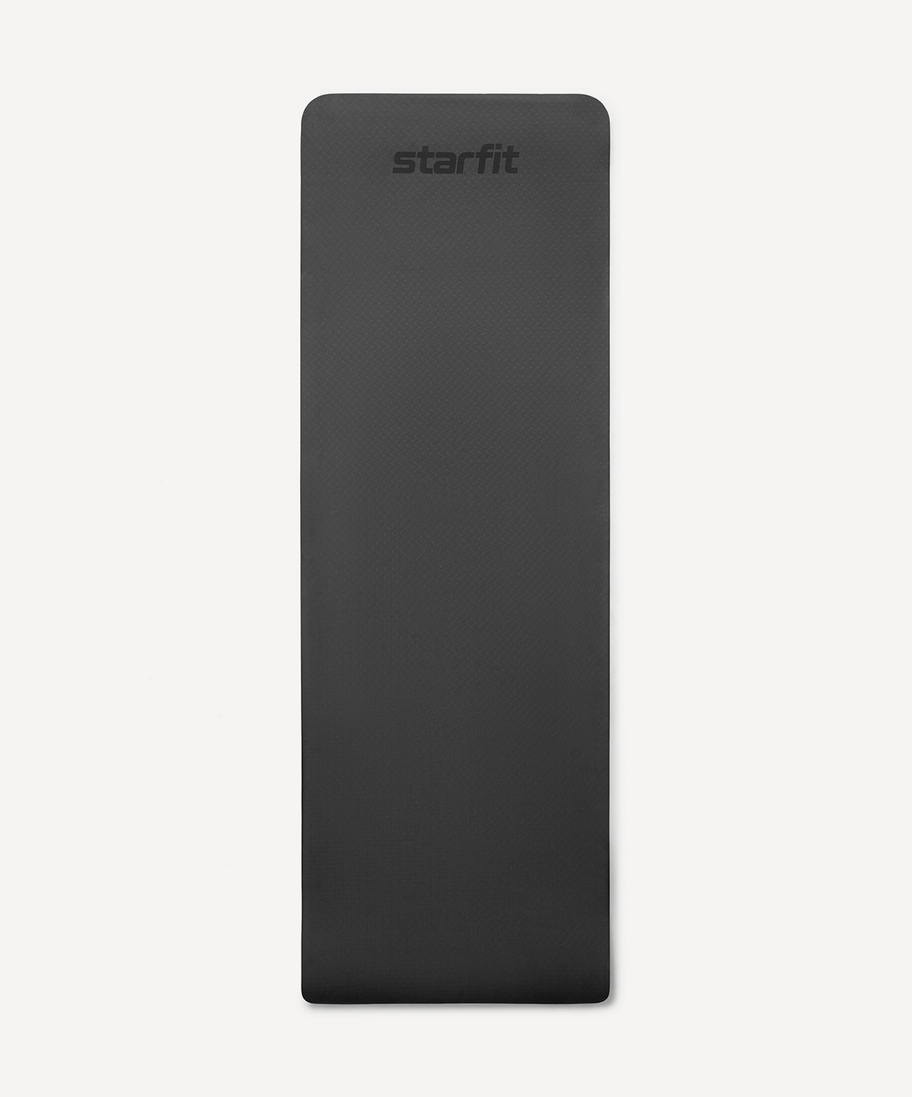 Коврик для йоги и фитнеса ТПЭ, 183x61x0,6 см Star Fit FM-201 черный