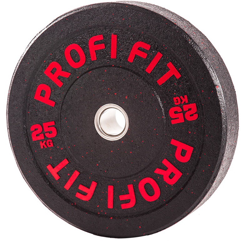 Диск для штанги Hi-Temp с цветными вкраплениями, d51 25кг Profi-Fit