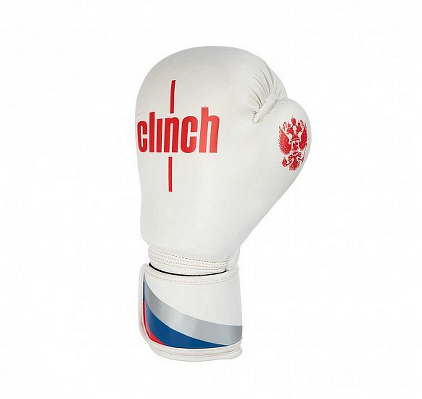 Перчатки боксерские Clinch Olimp C111 бело-красный