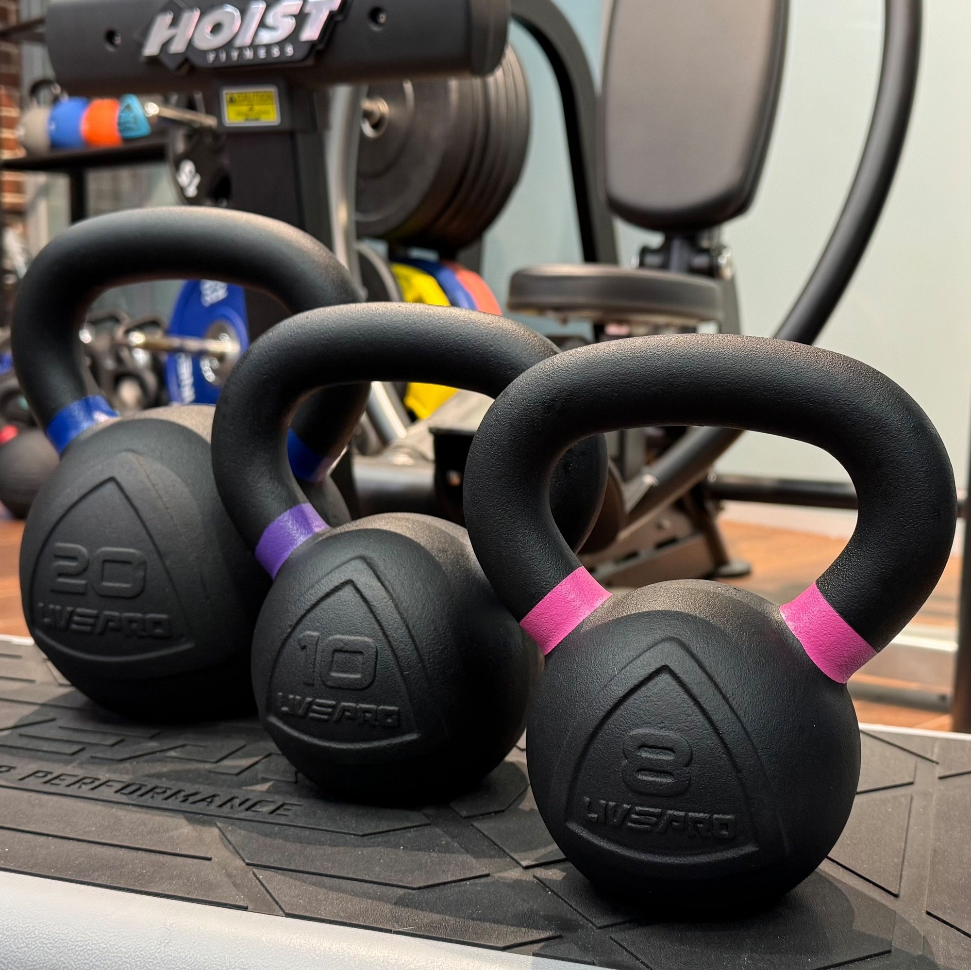 Чугунная гиря 10кг Live Pro Kettlebell LP8049-10
