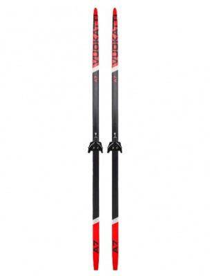 Лыжный комплект Vuokatti 75мм Step Black/Red