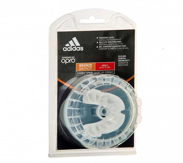 Капа одночелюстная Adidas adiBP31 Opro Bronze Gen4 Self-Fit Mouthguard белая