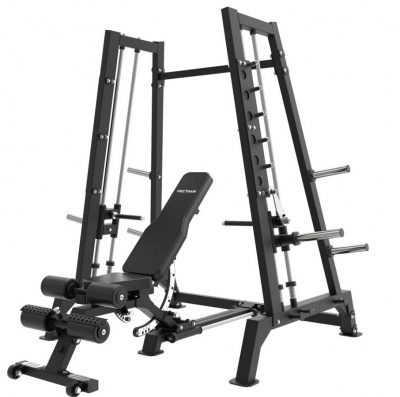 Смит-машина Protrain PR-CSM01B со сведением на свободных весах | Premium Fitness