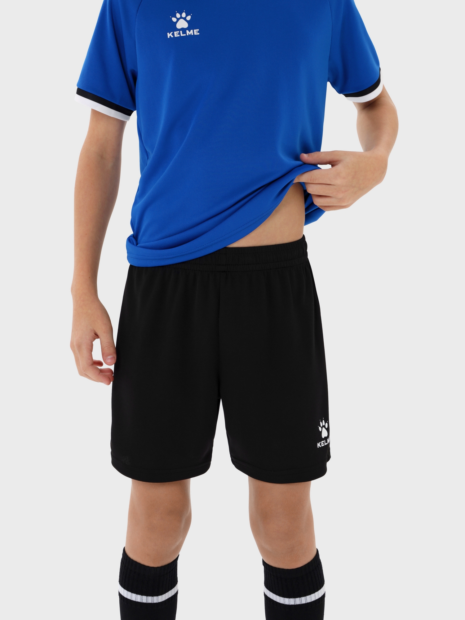 Детская футбольная форма Kelme Football Uniform Set 8551ZB31084-481 Blue\Black
