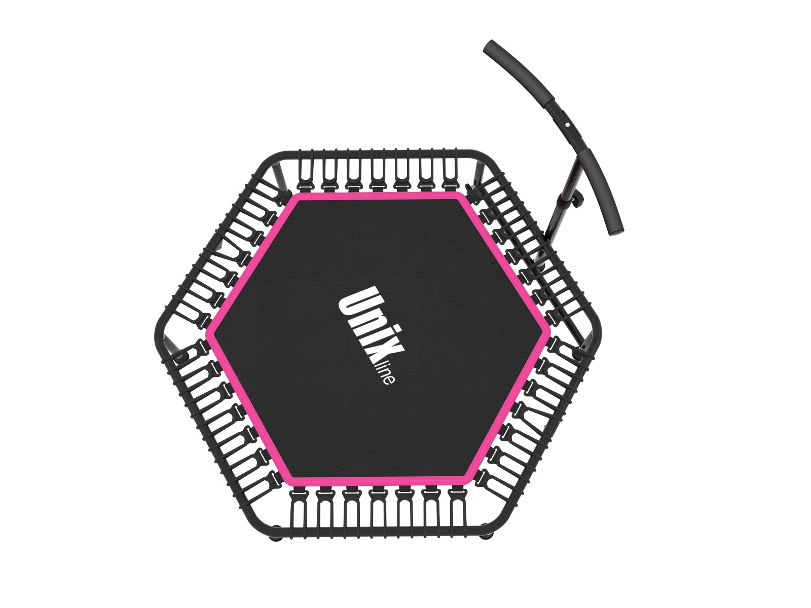 Батут Unix line FITNESS (130 cm) Pink