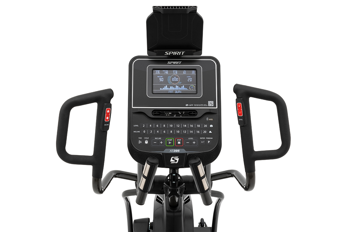 Эллиптический тренажер SPIRIT XE395BL Black