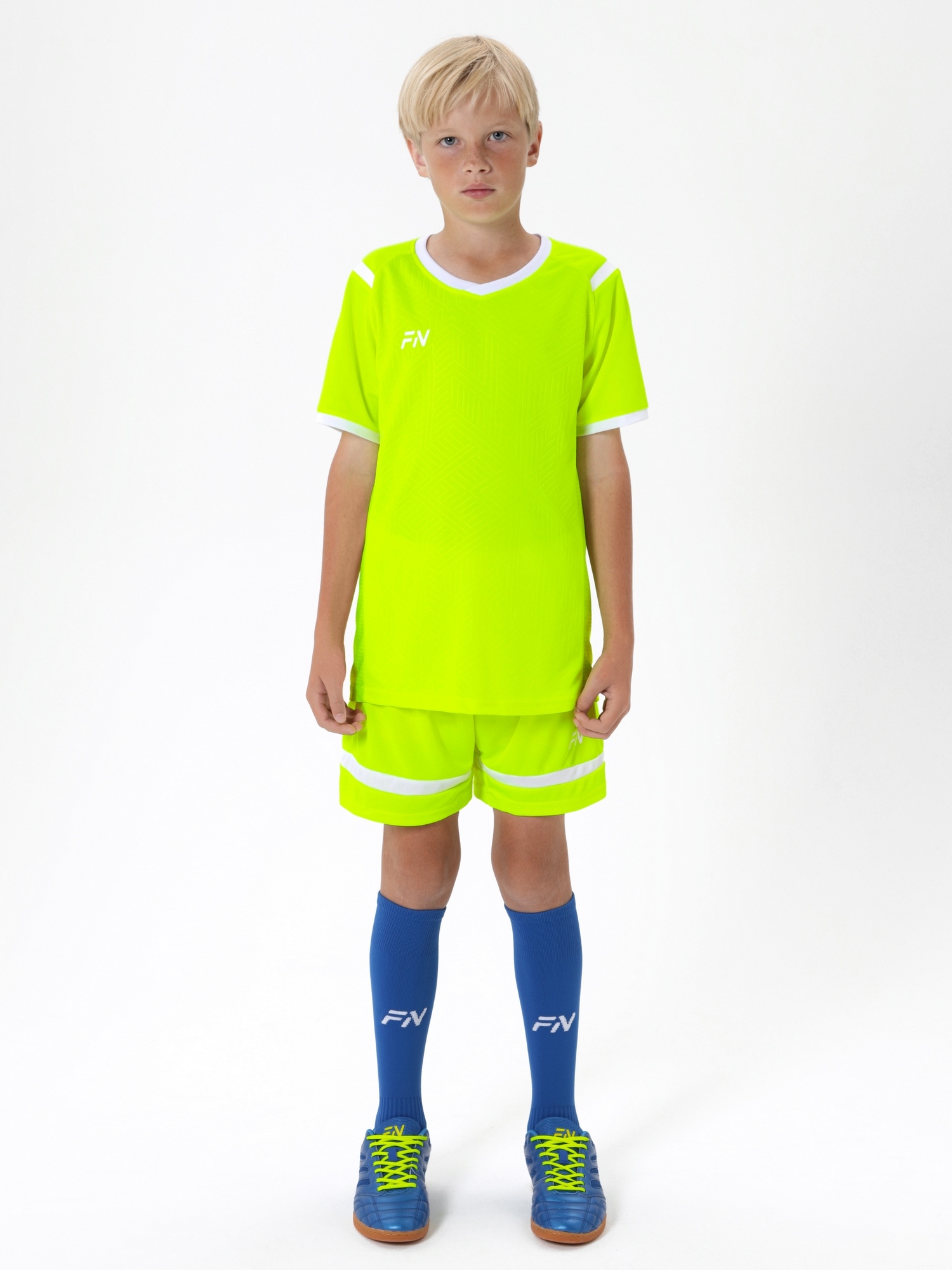 Детская футбольная форма FN Spirit Kid KFN4261018-918 Neon\White