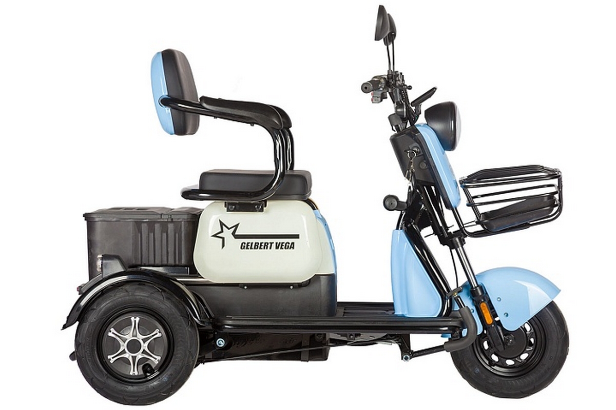 Электротрицикл 48V/60V 600Вт RuTrike Gelbert Vega 0000136