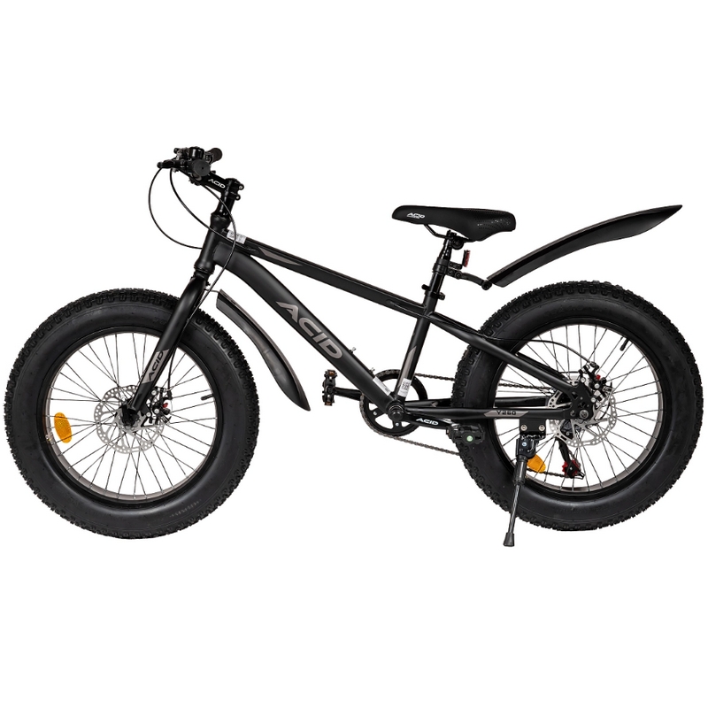Велосипед 20" Acid Y 260 2026 056348 Black Flat\Dark Gray