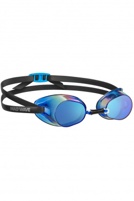 Стартовые очки Mad Wave Racer SW rainbow M0455 01 0 01W черный