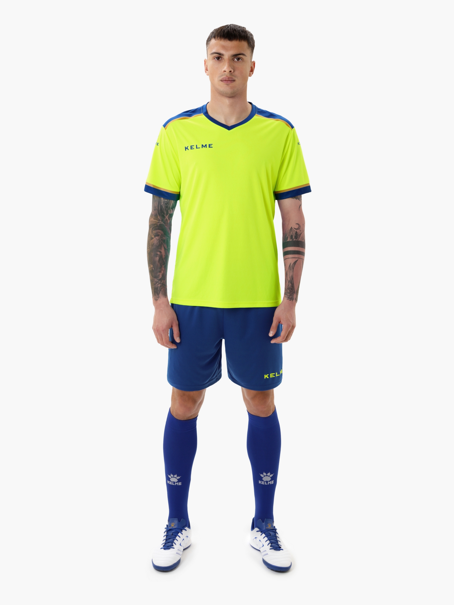 Футбольная форма Kelme Football Suit 8351ZB1158-918 Light Green\Blue