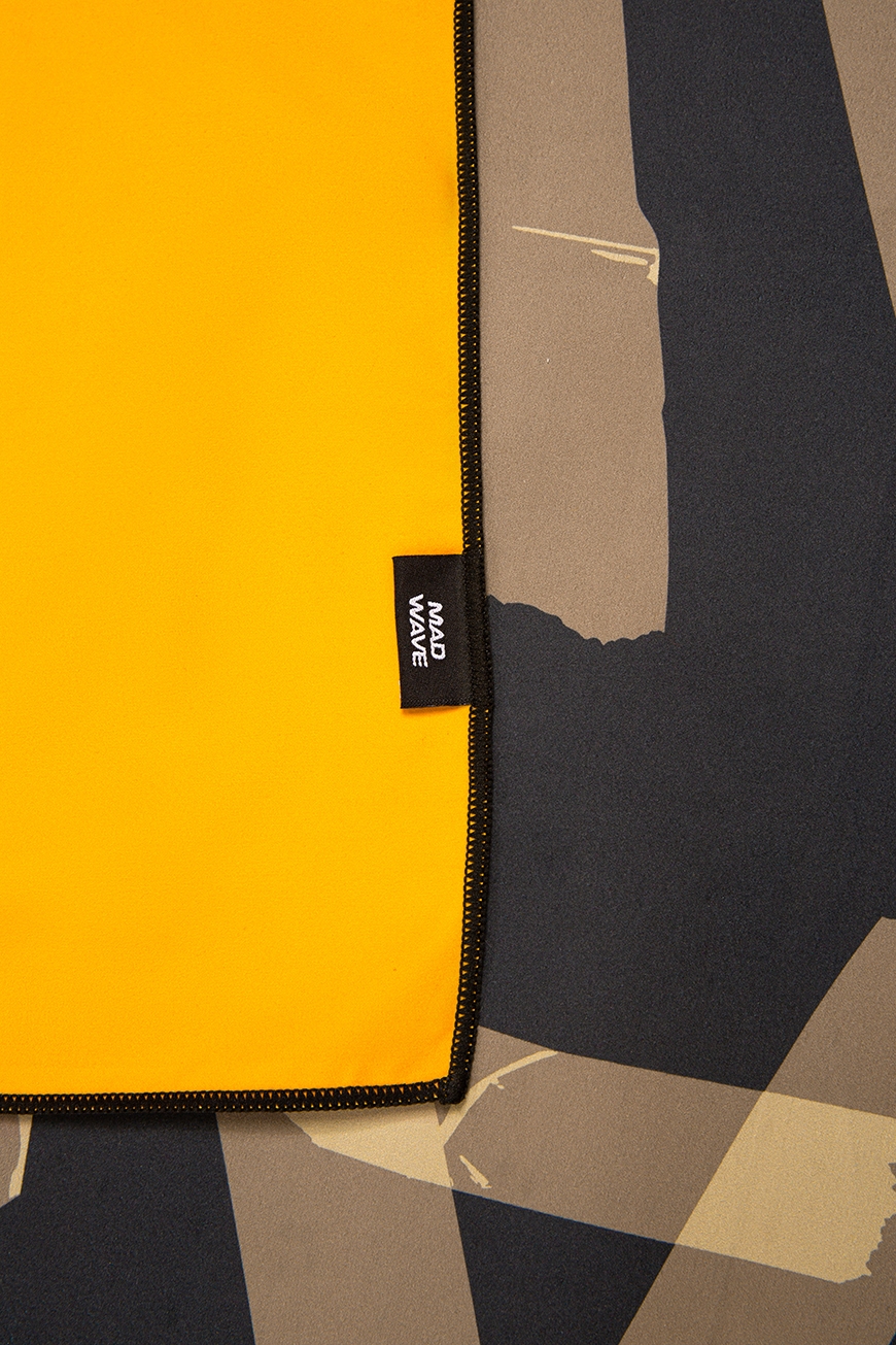 Полотенца Mad Wave Microfiber towel Tape M0764 13 1 00W черный