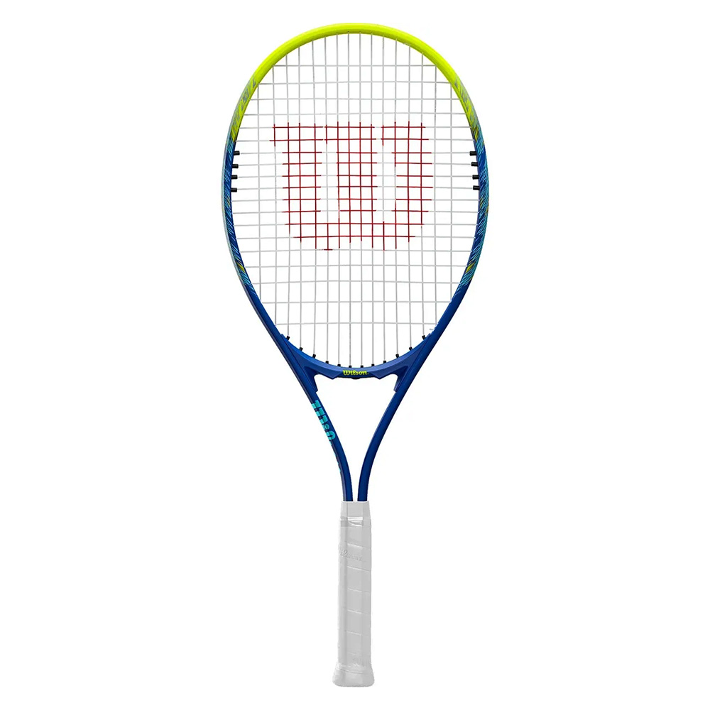 Ракетка для большого тенниса,для любитерей, алюминий, со струнами Wilson Impact Gr3 WR198910U3 сине-салатовый