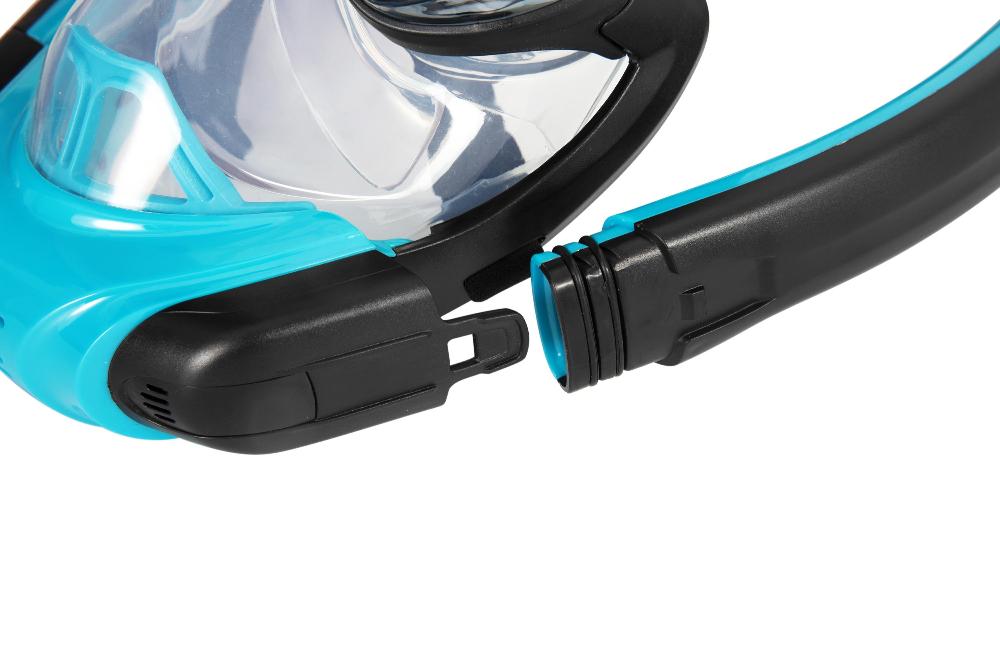 Маска полнолицевая для снорклинга Bestway SeaClear Flowtech, р-р S/M, 24060