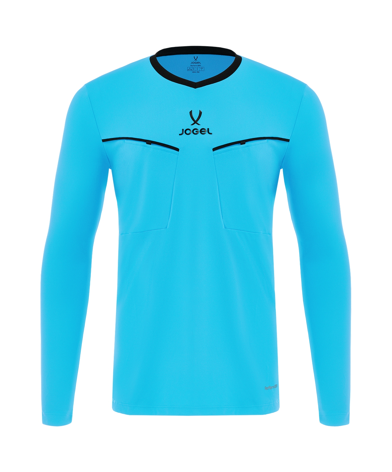 Лонгслив судейский Jogel DIVISION PerFormDRY Referee LS Tee 2.0, голубой