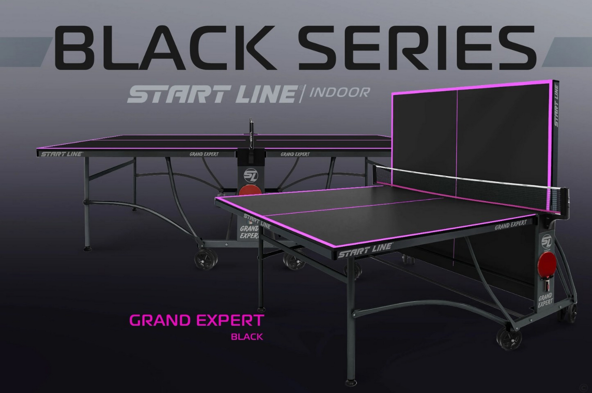 Теннисный стол Start Line Grand EXPERT 6044-9 Black