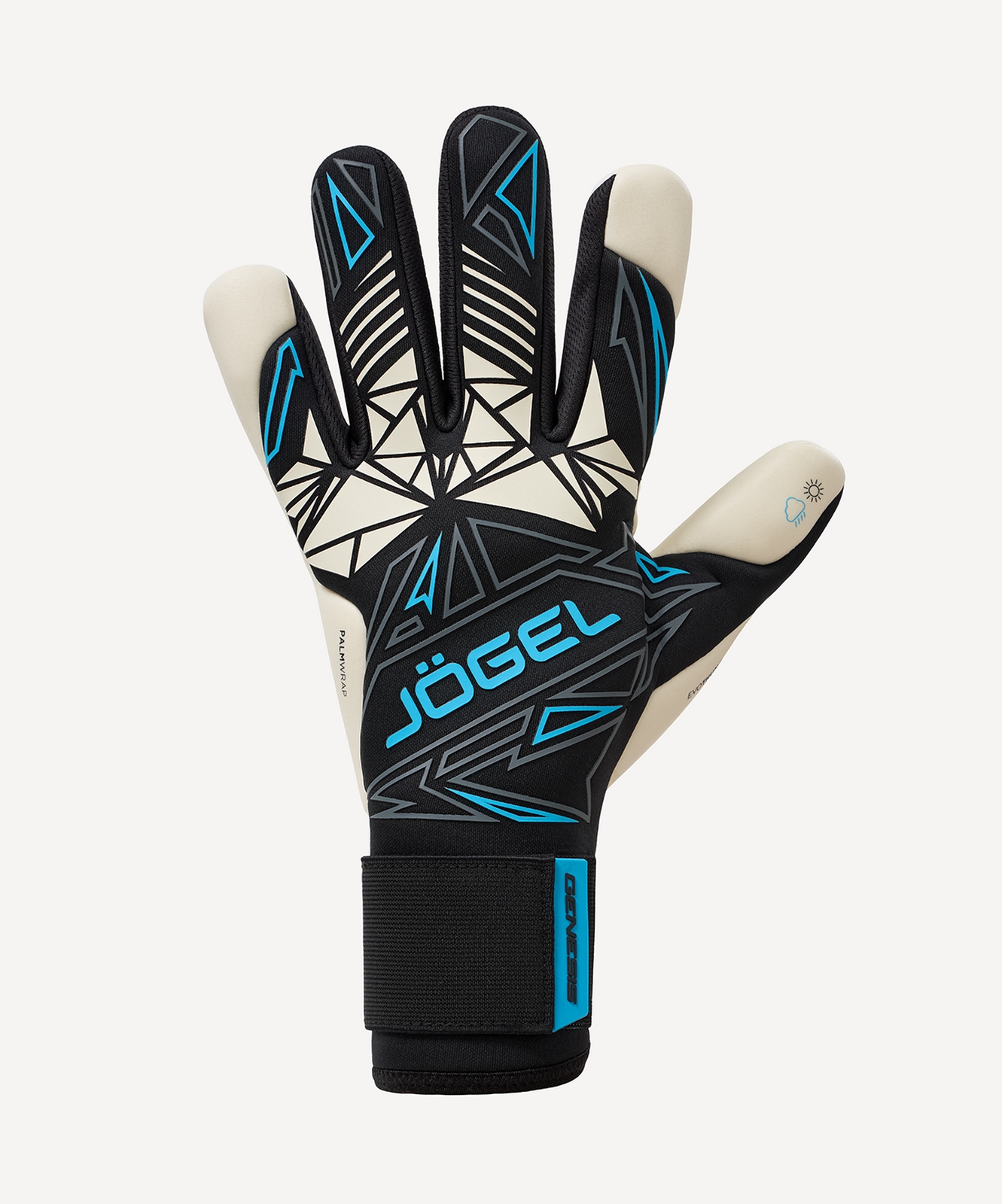 Перчатки вратарские Jogel Genesis SL4 Negative hybrid, черный