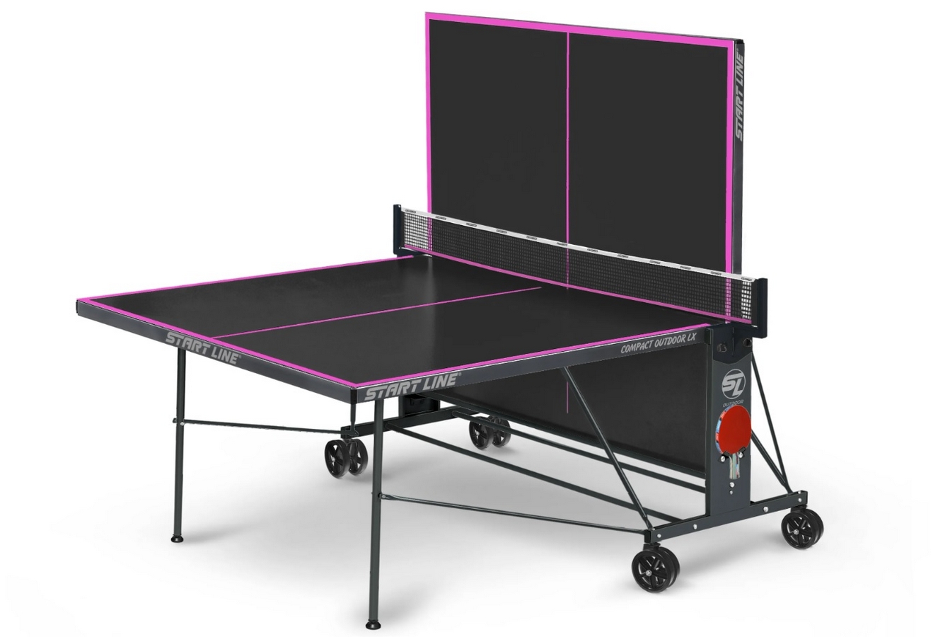 Теннисный стол Compact-2 LX Всепогодный 6 Start Line 6044-16 Black