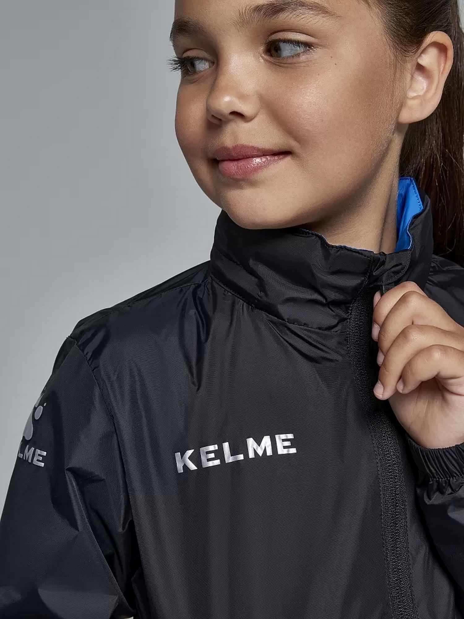 Детская ветровка Kelme Children's Raincoat 3803241-000 Black