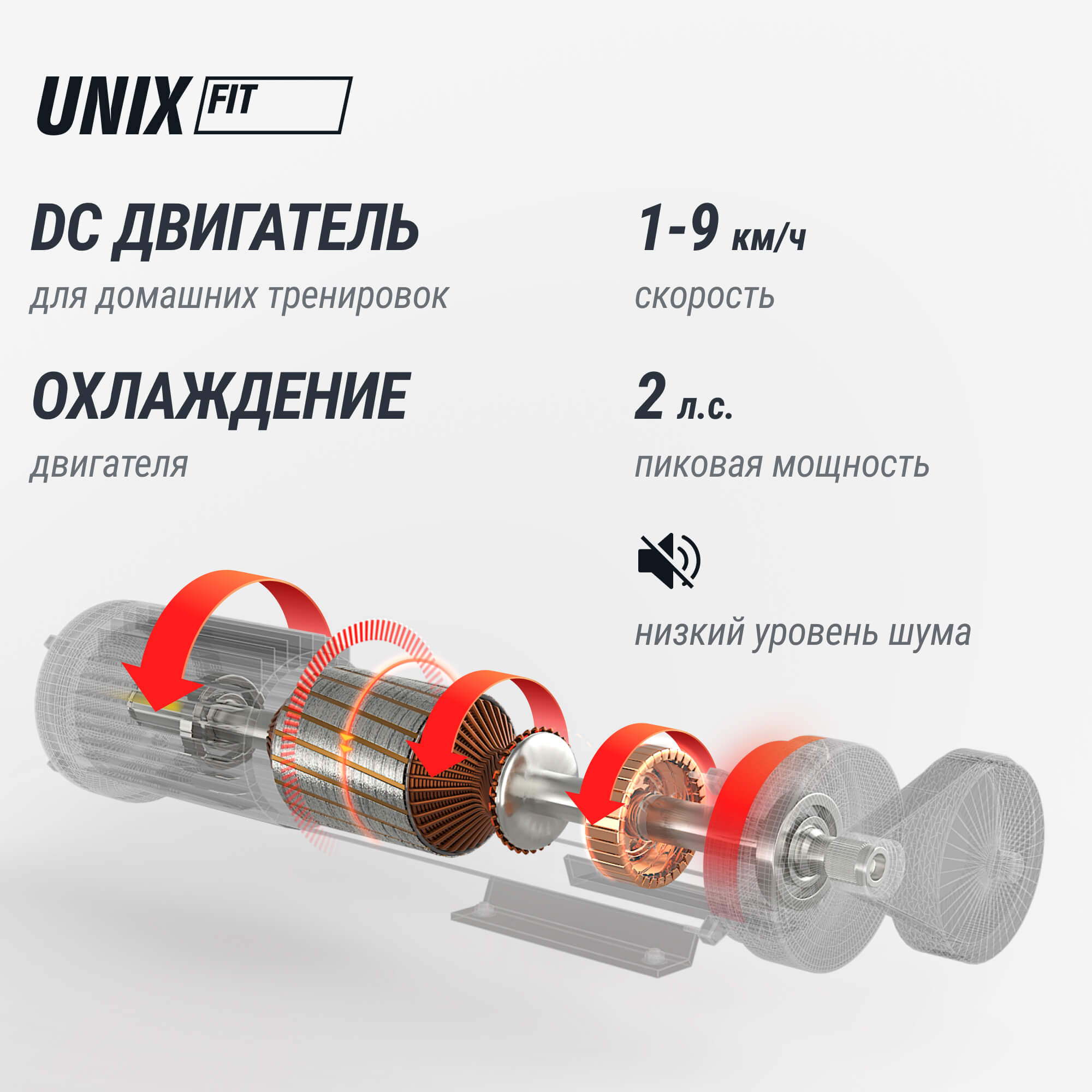Беговая дорожка UnixFit R-230 TDR230