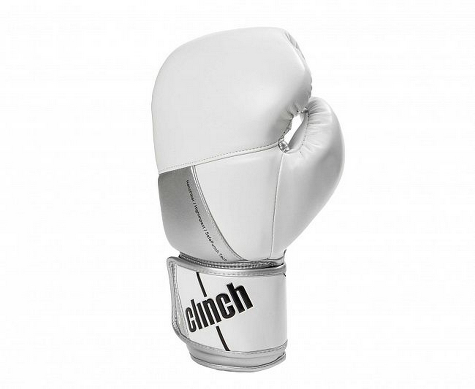 Перчатки боксерские Clinch Pro NF C185 бело-серебристый