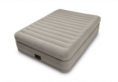 Надувная кровать Intex Prime Comfort Elevated Airbed 152х203х51см, встроенный насос 220V 64446