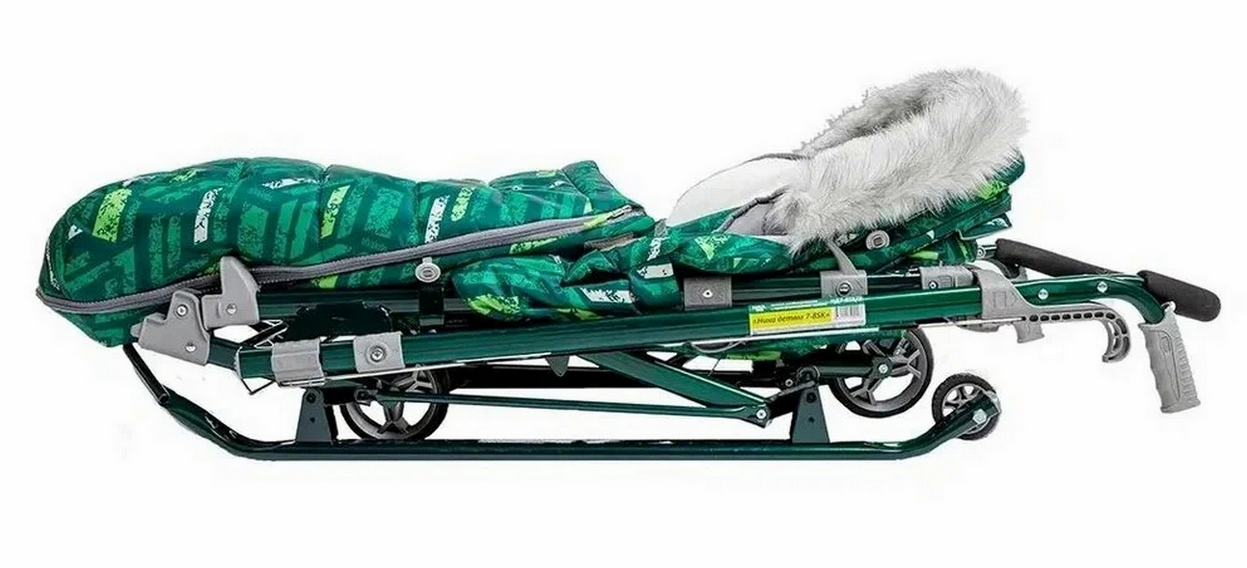 Коляска комби Ника Детям НД7-8SK/2 Спортивный зеленый