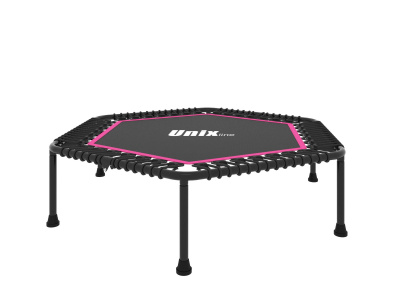Батут Unix Line FITNESS Lite TR130FITWHP Pink (130 cm)